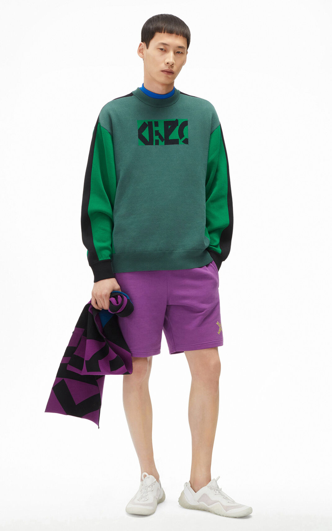 Kenzo Sport セーター メンズ 暗緑 - MDGBIL578